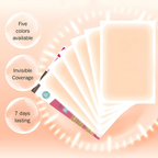 Waterproof Scar Concealer Patch - Sweat-Proof, 13 x 8.5 cm, view 3