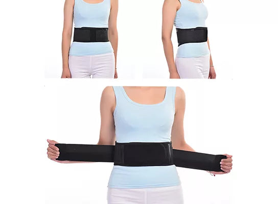 Back Support Belt with Magnetic Heat Therapy - Lightweight, Breathable, view 2