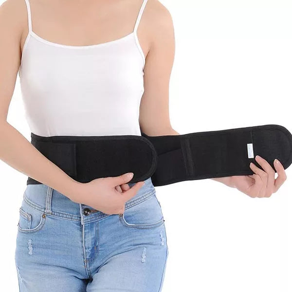 Back Support Belt with Magnetic Heat Therapy - Lightweight, Breathable