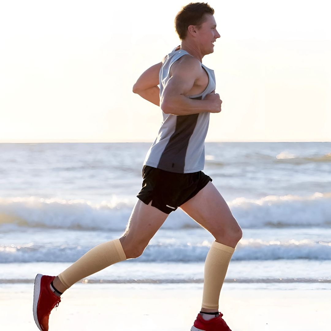 Calf Compression Support Socks - Soft Highly Elastic, Muscle Recovery, view 2