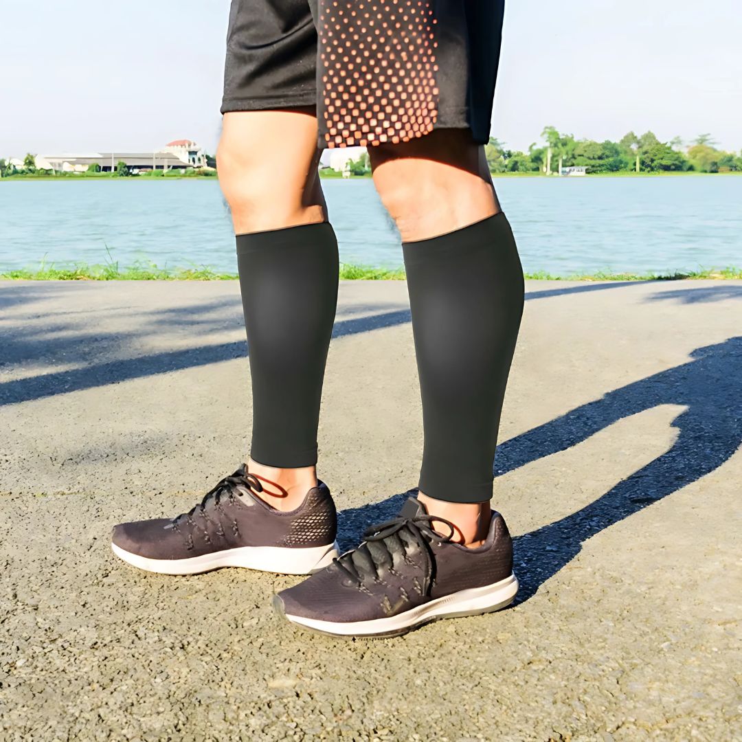 Calf Compression Support Socks - Soft Highly Elastic, Muscle Recovery, view 3