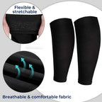 Calf Compression Support Socks - Soft Highly Elastic, Muscle Recovery, view 5