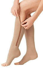 Zipper Compression Socks 20-30 mmHg Open Toe - Breathable, Antibacterial, view 13
