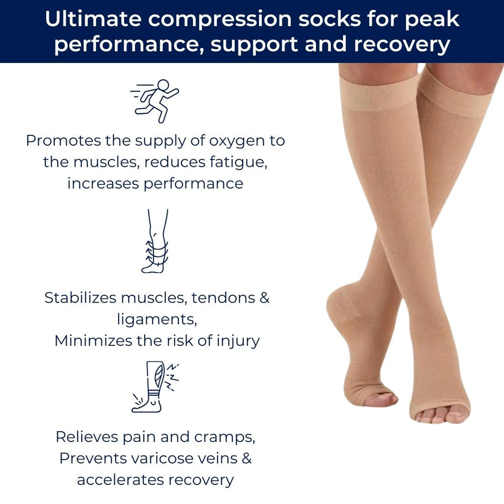 Orthopedic Compression Stockings for Improved Blood Circulation and Pain Relief