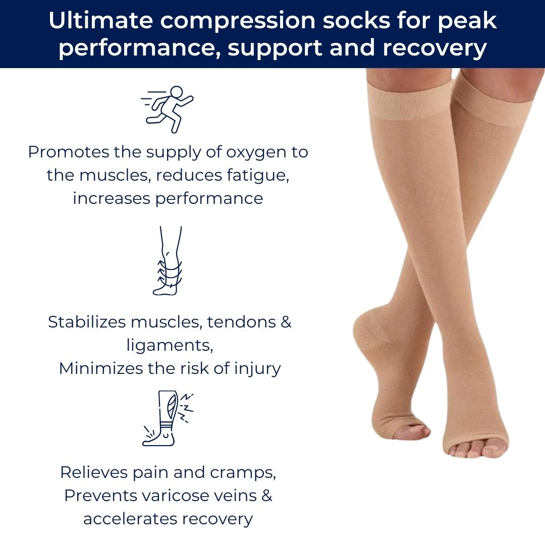Orthopedic Compression Stockings for Improved Blood Circulation and Pain Relief