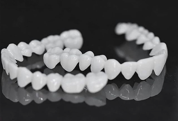 Adjustable White Denture for Instant Smile Correction - Medical Resin, view 7