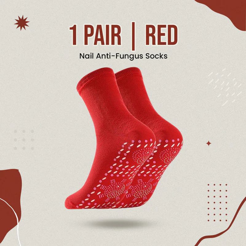 Nail Anti-Fungus Socks for Men and Women - Black, Red, White, view 10