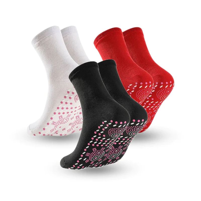 Nail Anti-Fungus Socks for Men and Women - Black, Red, White, view 12