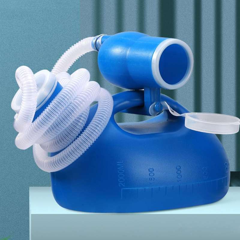 Portable Urinal Bottle for Travel and Outdoor Use - 2000ml, Leak-Proof Plastic, view 5
