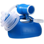 Portable Urinal Bottle for Travel and Outdoor Use - 2000ml, Leak-Proof Plastic