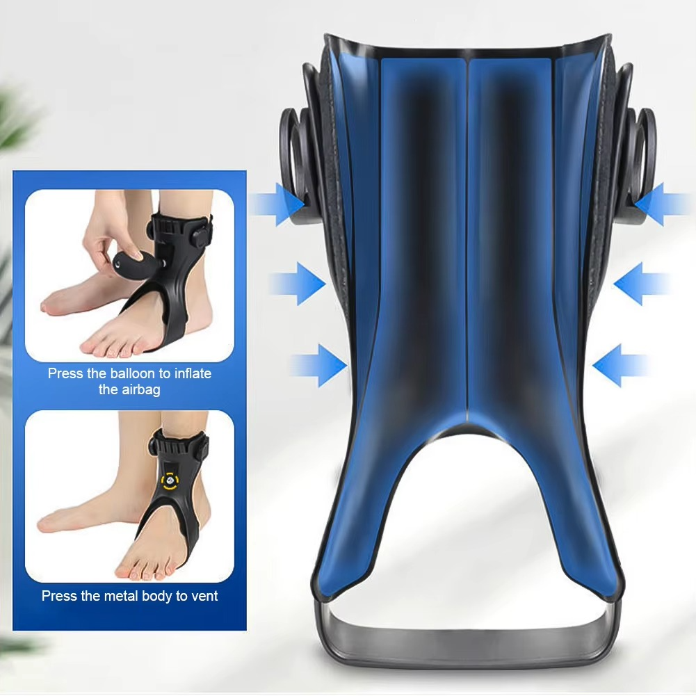 Adjustable Foot Drop Orthosis Brace - Breathable Hypoallergenic Fabric, 1 lb, view 5