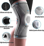 Supportive Knee Compression Bandage - Breathable, Non-Slip Design, view 2