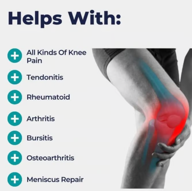 Supportive Knee Compression Bandage - Breathable, Non-Slip Design, view 5