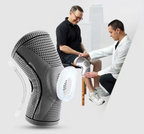 Supportive Knee Compression Bandage - Breathable, Non-Slip Design, view 8
