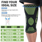Supportive Knee Compression Bandage - Breathable, Non-Slip Design, view 9