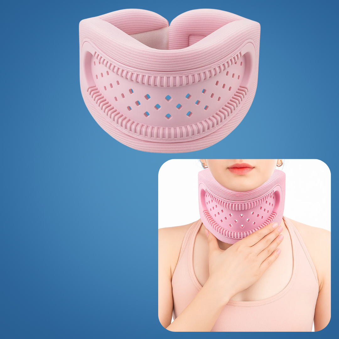 Lightweight Neck Support Brace - Foam Cushioning, Breathable, for Office & Sleep, view 8
