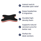 Cervical Traction Pillow for Neck and Shoulder Relief - Compact, Lightweight, view 7