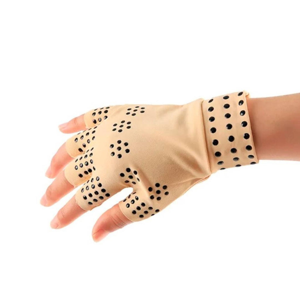 Fingerless Arthritis Gloves for Pain Relief - Magnetic Compression, view 4