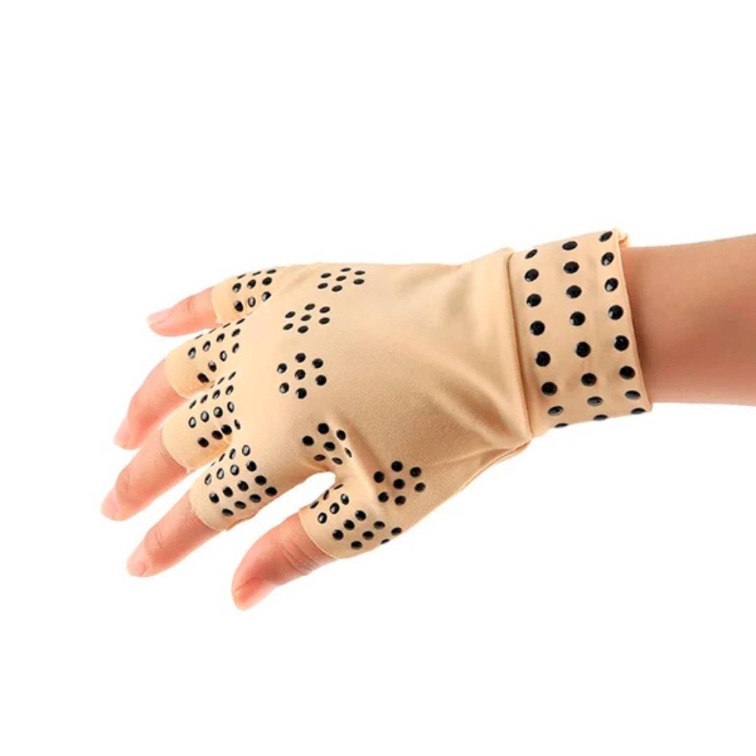 Fingerless Arthritis Gloves for Pain Relief - Magnetic Compression, view 4