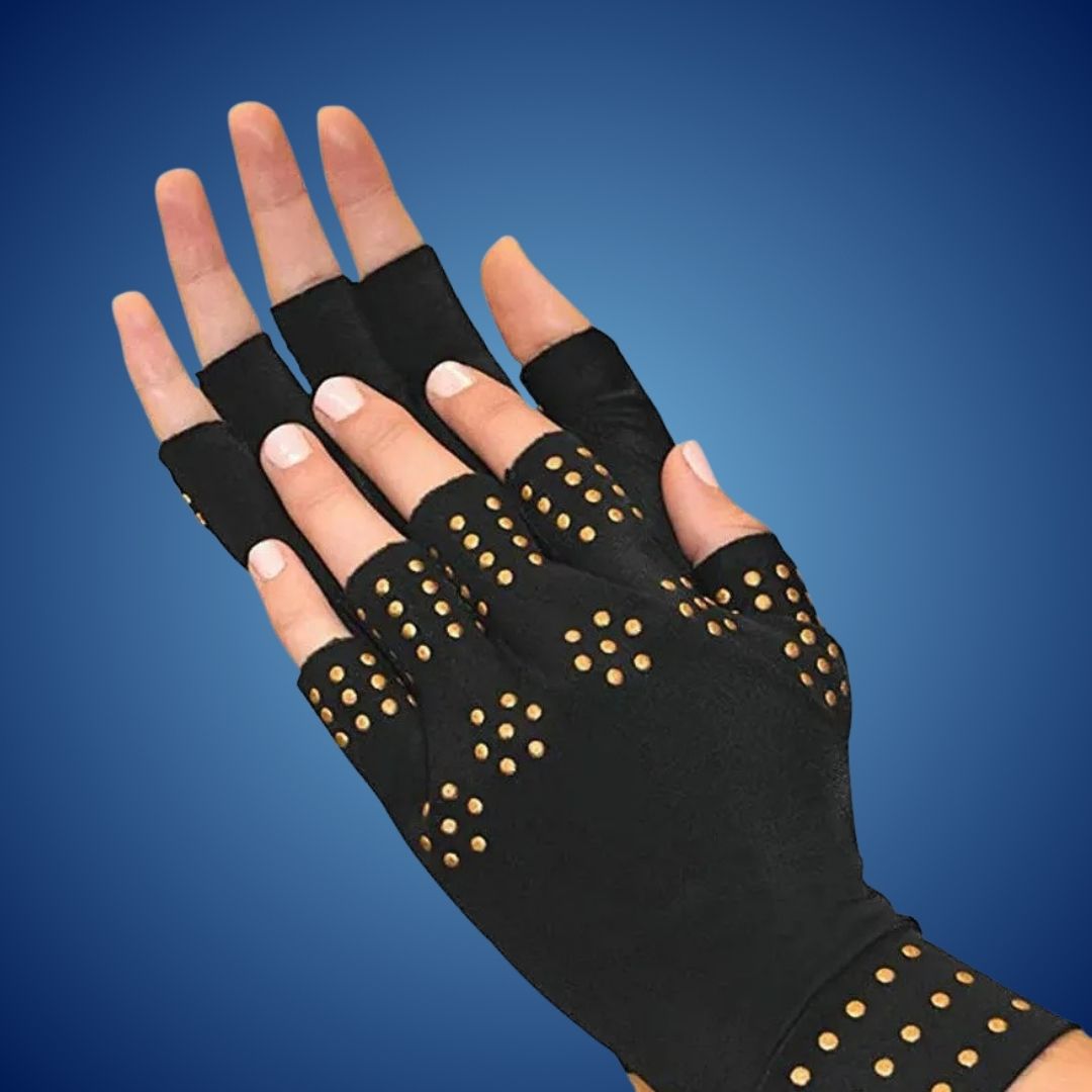 Fingerless Arthritis Gloves for Pain Relief - Magnetic Compression, view 9