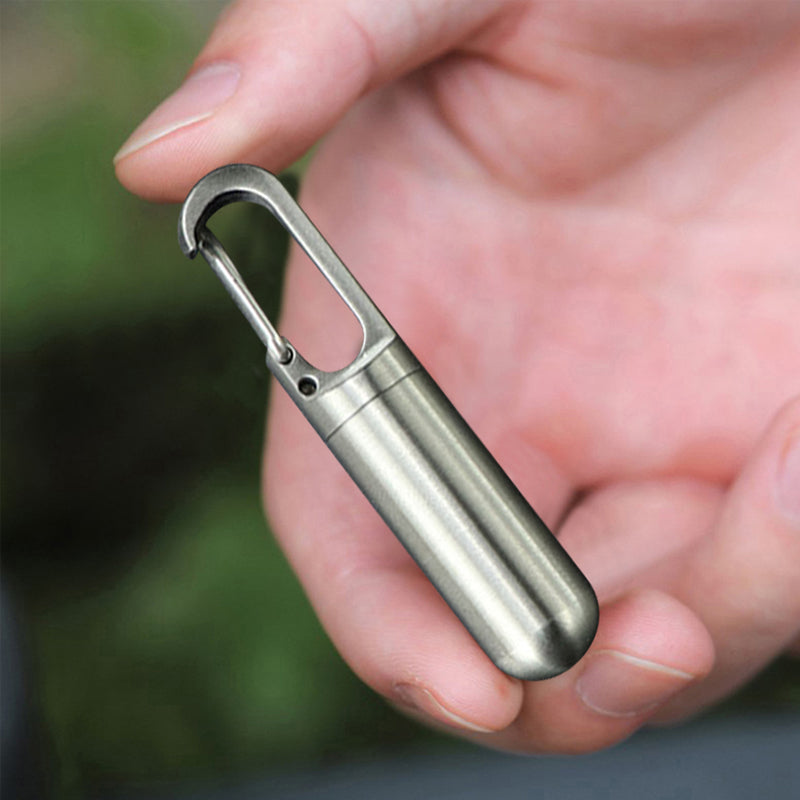 Portable Medication Box Stainless Steel - 4ml, Pure Titanium, 25g, view 4