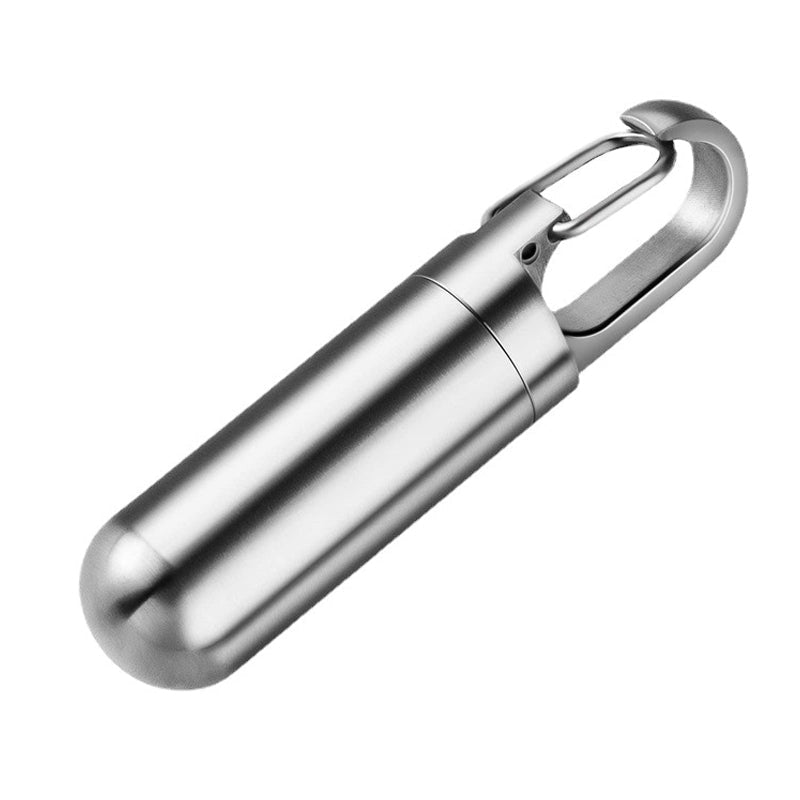 Portable Medication Box Stainless Steel - 4ml, Pure Titanium, 25g, view 6