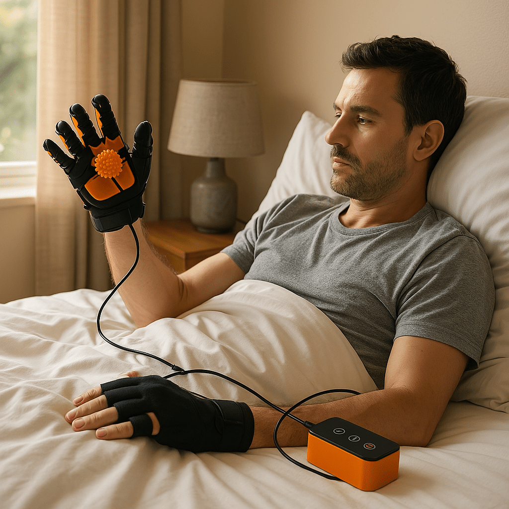 Automatic Hand Trainer Glove for Home Rehabilitation - ABS TPR, Child Size, view 8