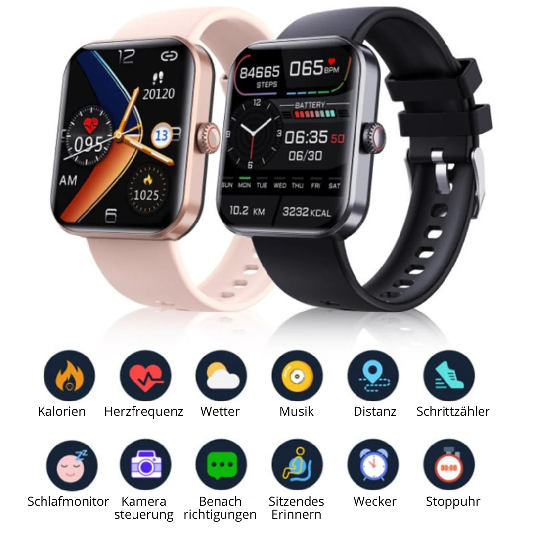 Blood Sugar Monitor Smartwatch - Non-Invasive, Colour Touchscreen, 5 Day Battery, view 4