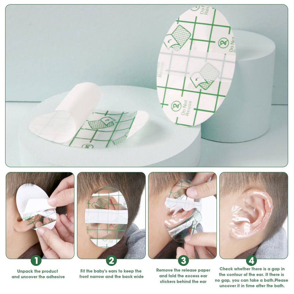 Disposable Waterproof Swimming Ear Protection Set - Polyurethane, All Ages, view 2