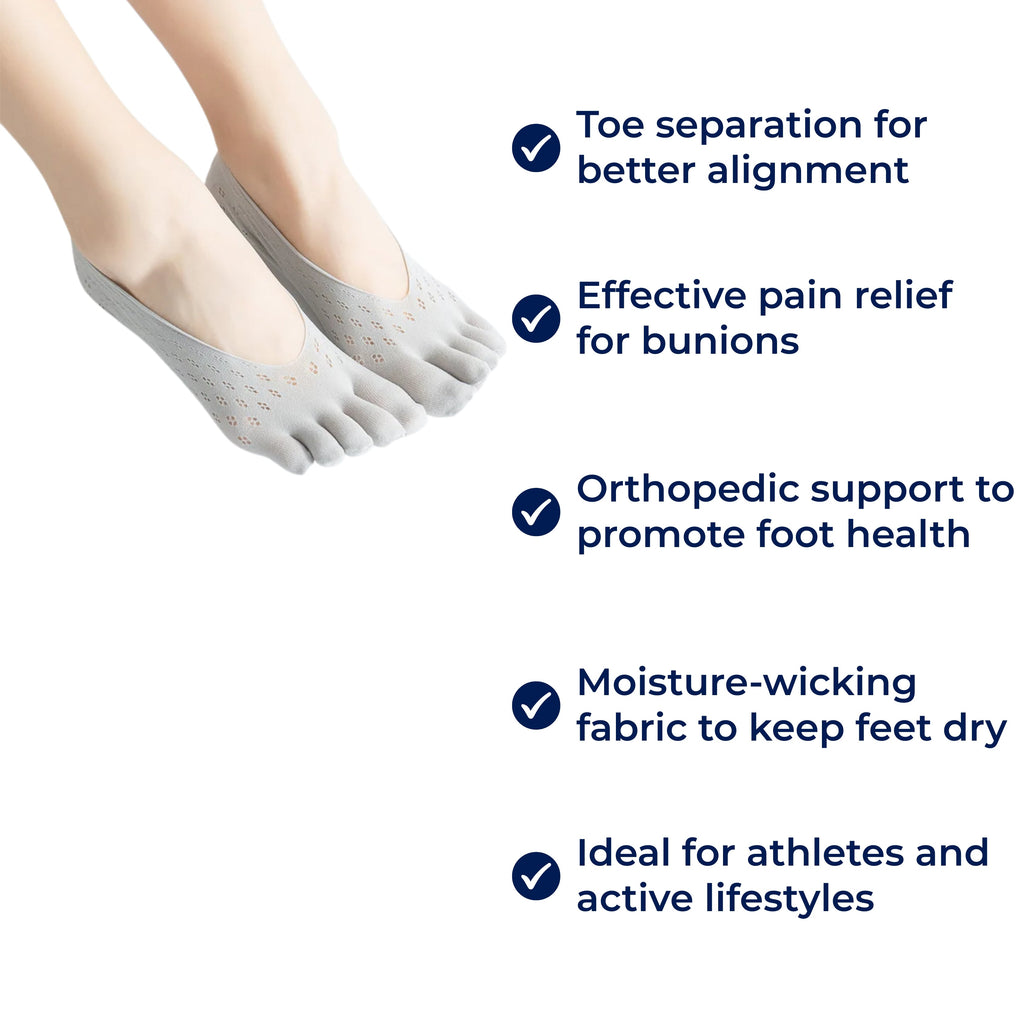 Orthopedic Toe Socks for Bunions and Hammertoes - Toe Separation, view 5