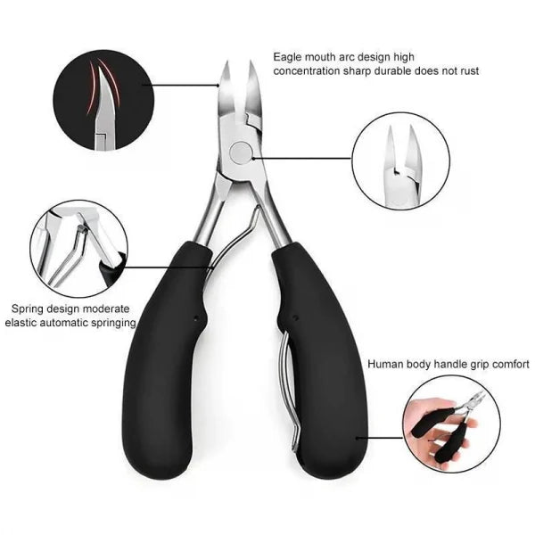 Orthopedic Nail Clipper for Thick and Ingrown Nails - Stainless Steel, 218g, view 11