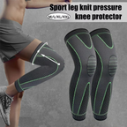 Knee Support Compression Sleeve for Full Leg Stabilization - Stretch Fabric, view 3