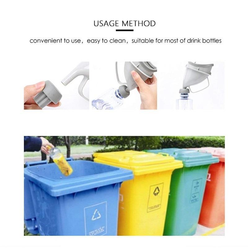 Portable Urinal for Travel and Emergencies - PP+TPR, Grey, 2.7inch Opening, view 4