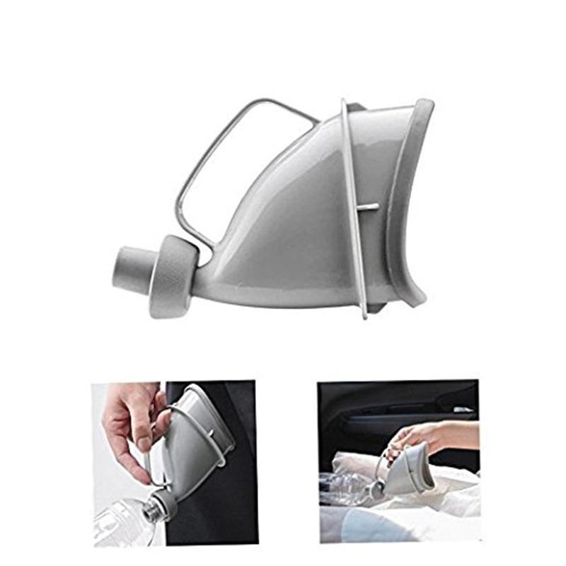 Portable Urinal for Travel and Emergencies - PP+TPR, Grey, 2.7inch Opening, view 5