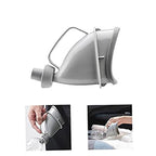Portable Urinal for Travel and Emergencies - PP+TPR, Grey, 2.7inch Opening, view 5
