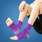 Neuropathy Compression Socks for Swollen Feet - Toeless, 20-31 mmHg, Breathable, view 10