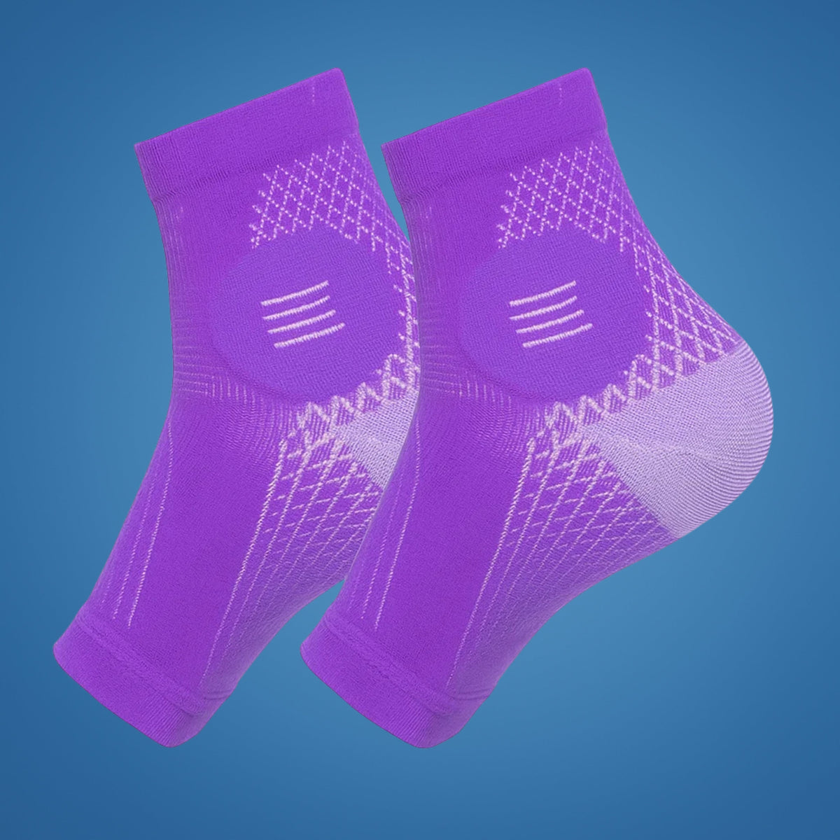 Neuropathy Compression Socks for Swollen Feet - Toeless, 20-31 mmHg, Breathable, view 3
