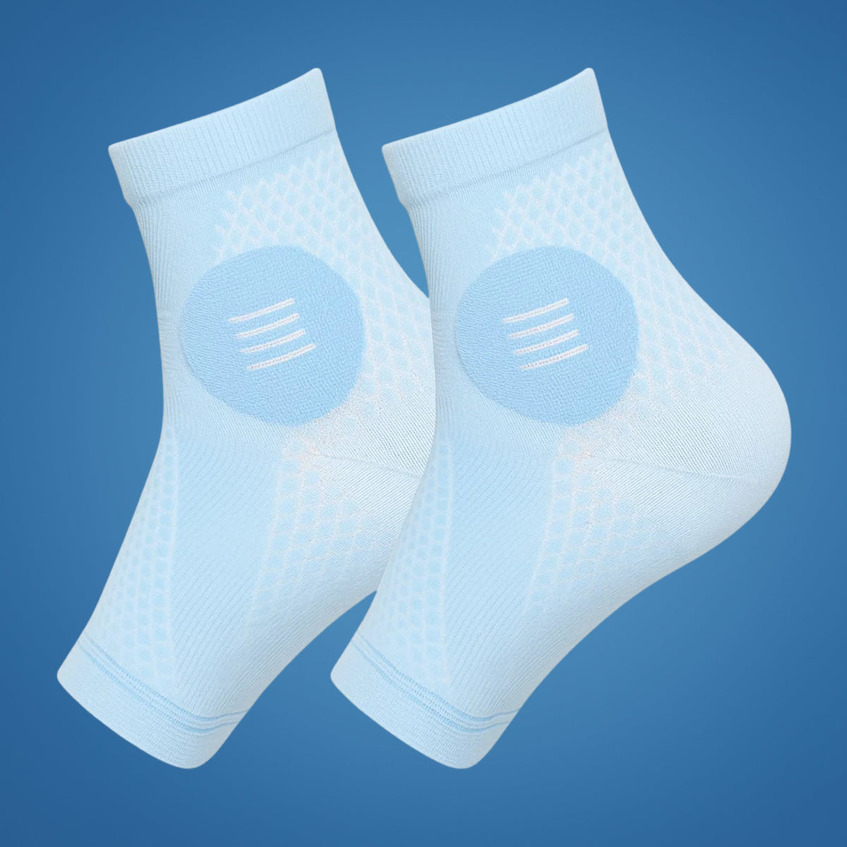 Neuropathy Compression Socks for Swollen Feet - Toeless, 20-31 mmHg, Breathable, view 4