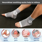 Neuropathy Compression Socks for Swollen Feet - Toeless, 20-31 mmHg, Breathable, view 6