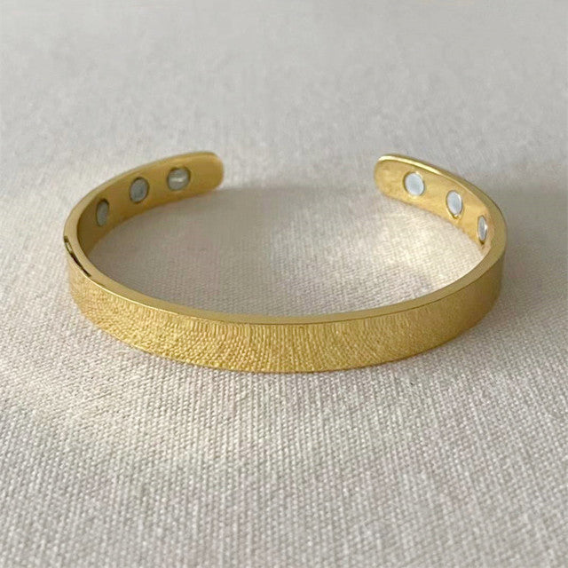 Magnetic Lymphatic Drainage Therapeutic Ring - Adjustable Open Design, view 9
