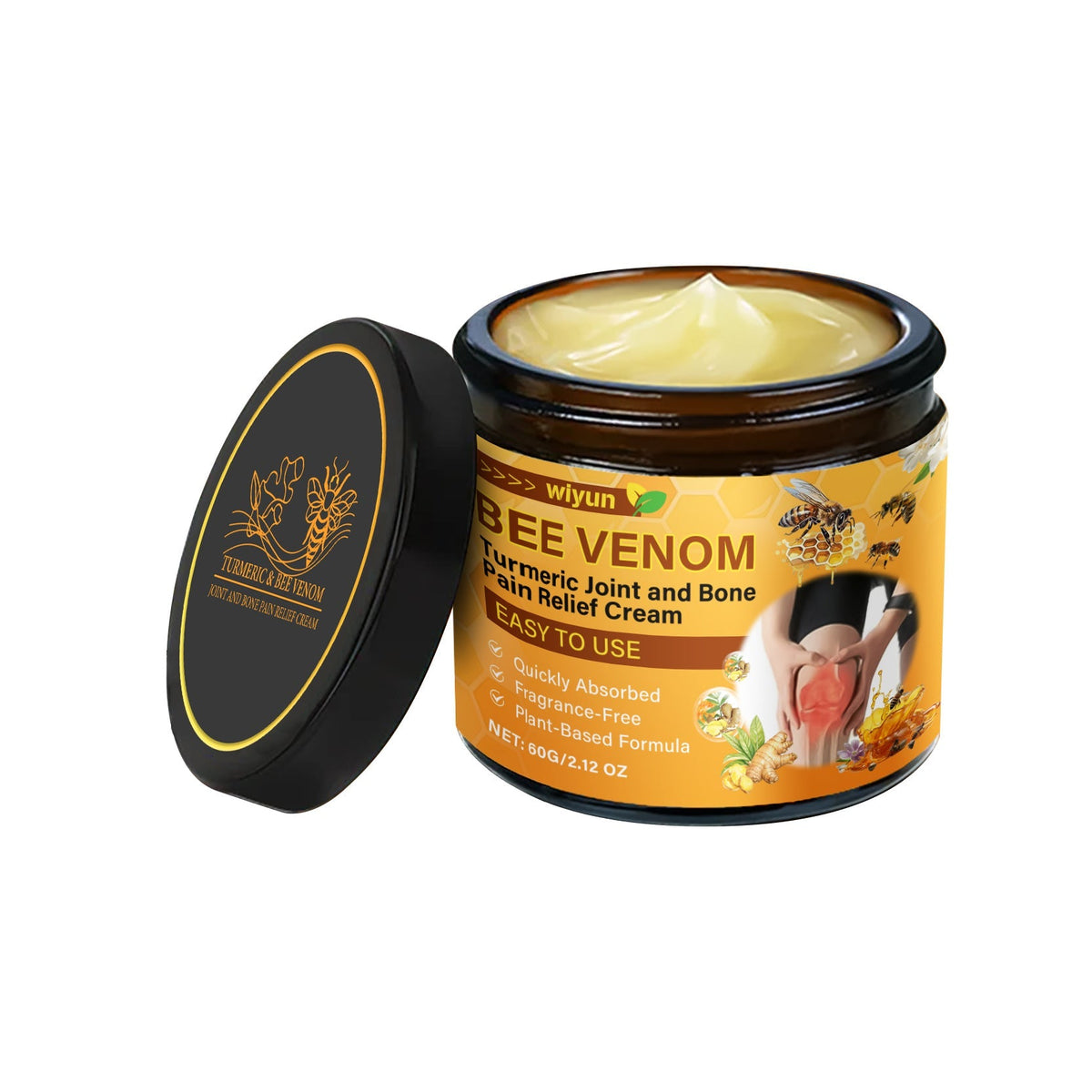 Bee Vital Cream for Pain Relief - Bee Venom, Turmeric, Improves Mobility, view 2