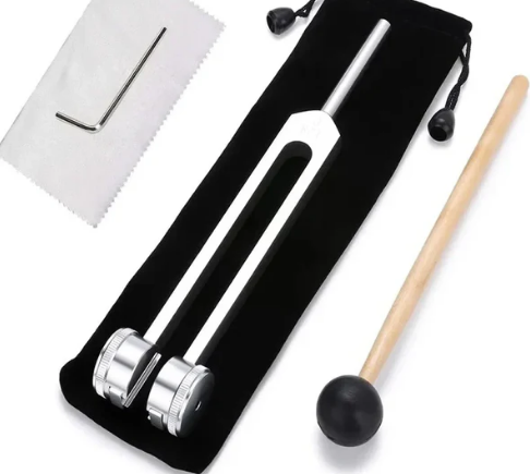 Tuning Fork Therapy Tool for Sound Healing - 128Hz Aluminium Alloy, view 2