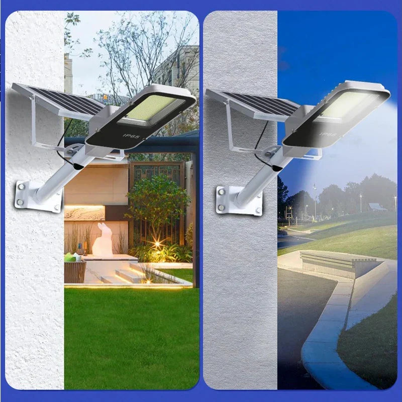 Heavy-Duty Outdoor Solar Security Light, Aluminium, 50W, 100W or 200W