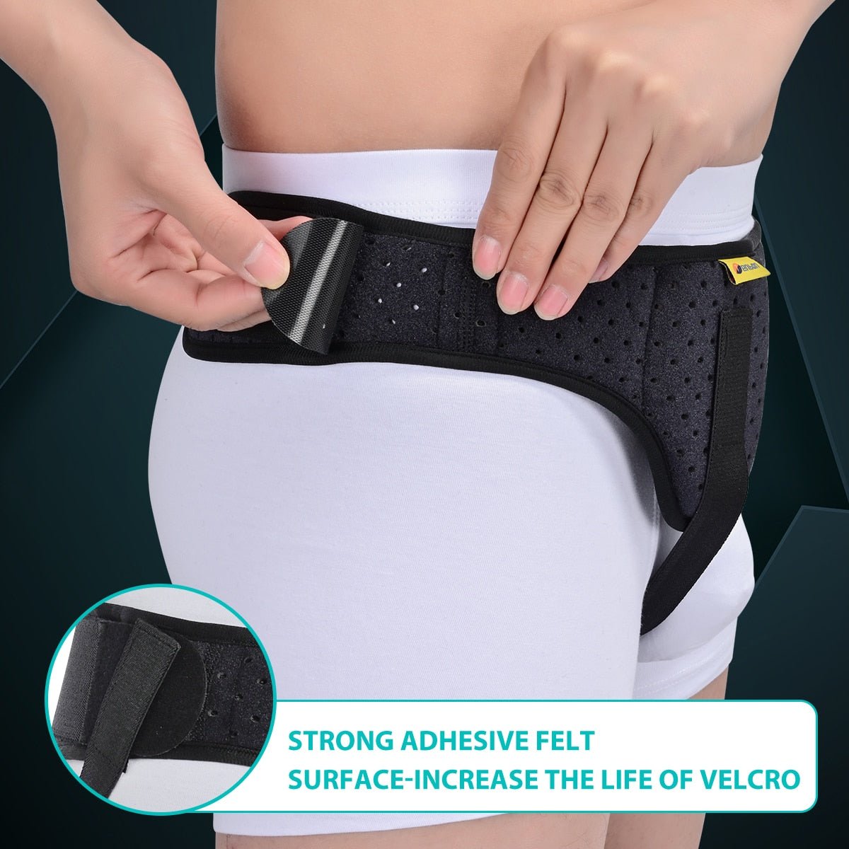 Hernia Belt Support Brace for Active Individuals - Ambidextrous