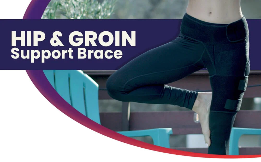 Hip Stabiliser with Focused Compression for Hip Alignment and Support