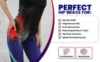 Hip Stabiliser with Focused Compression for Hip Alignment and Support