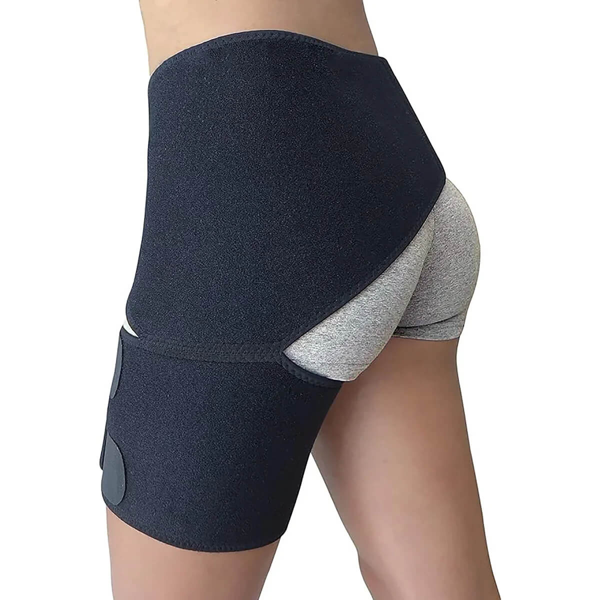 Hip Stabiliser with Focused Compression for Hip Alignment and Support