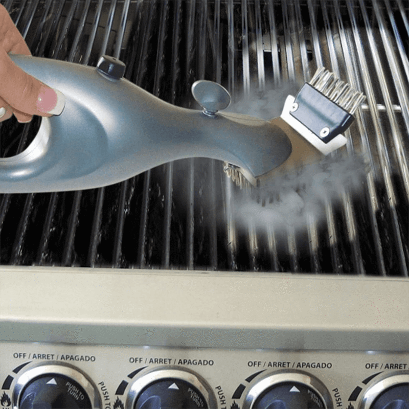 BBQ Steam Cleaning Brush - Removable, Dishwasher Safe, view 2