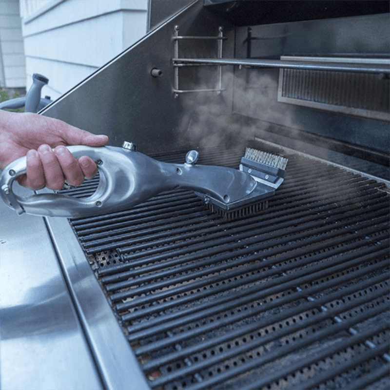BBQ Steam Cleaning Brush - Removable, Dishwasher Safe