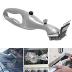 BBQ Steam Cleaning Brush - Ergonomic, Chemical-Free, Silver, 45.72cm, view 7